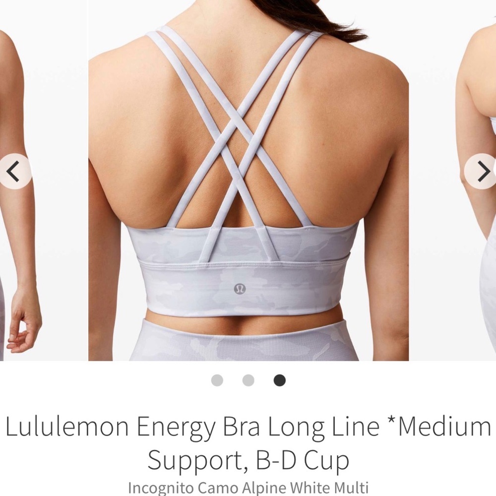 lululemon athletica Energy Bra Long Line - size 14🤍☑️